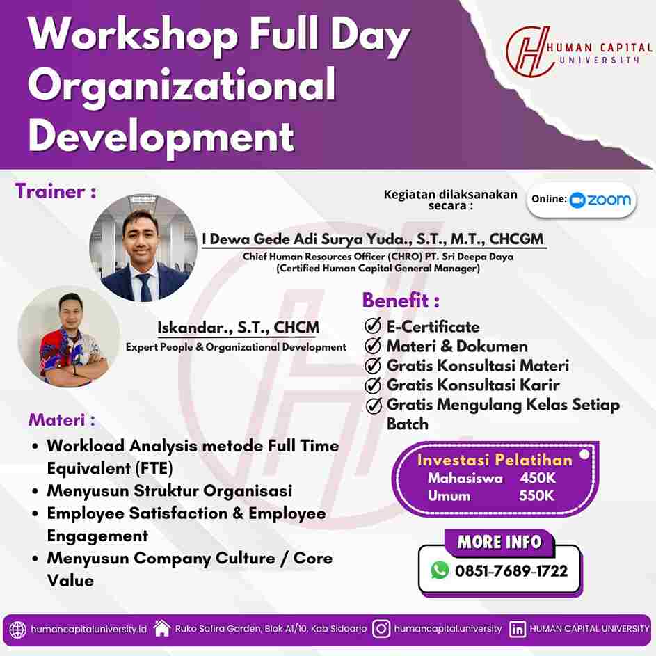 Workshop Organizational Development