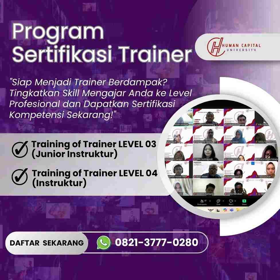 Sertifikasi Trainer HR