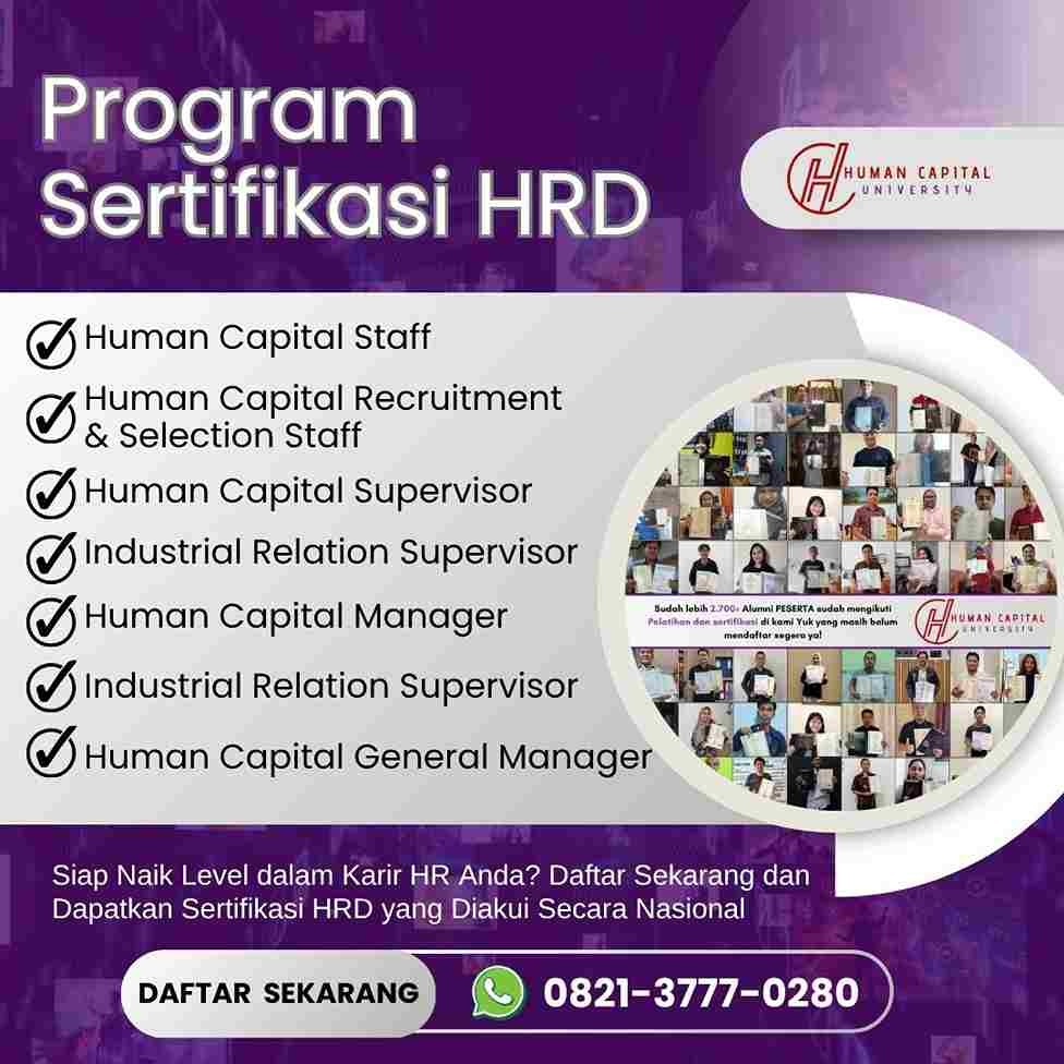 Sertifikasi HRD