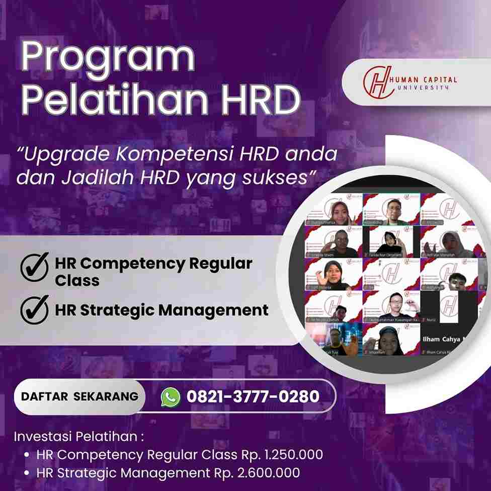 Program Pelatihan HRD